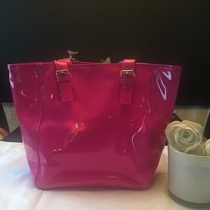 Neiman Marcus Pink Patent Tote bag